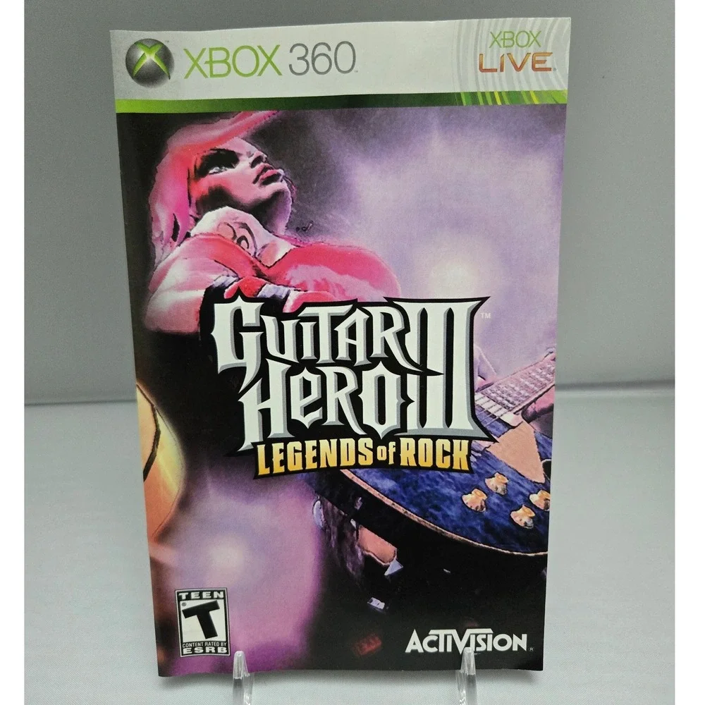 Guitar Hero II & III Bundle - Xbox 360 - 2 Games CIB W/ Manuals Tested